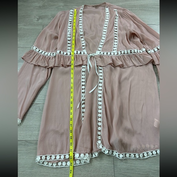 For Love & Lemons Emmy Swim Cover Tunic Robe - Picture 13 of 15